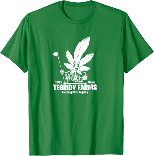 Tegridy Farming Shirt Funny Weed Smoking T-Shirt - T-Shirt | Irish Green