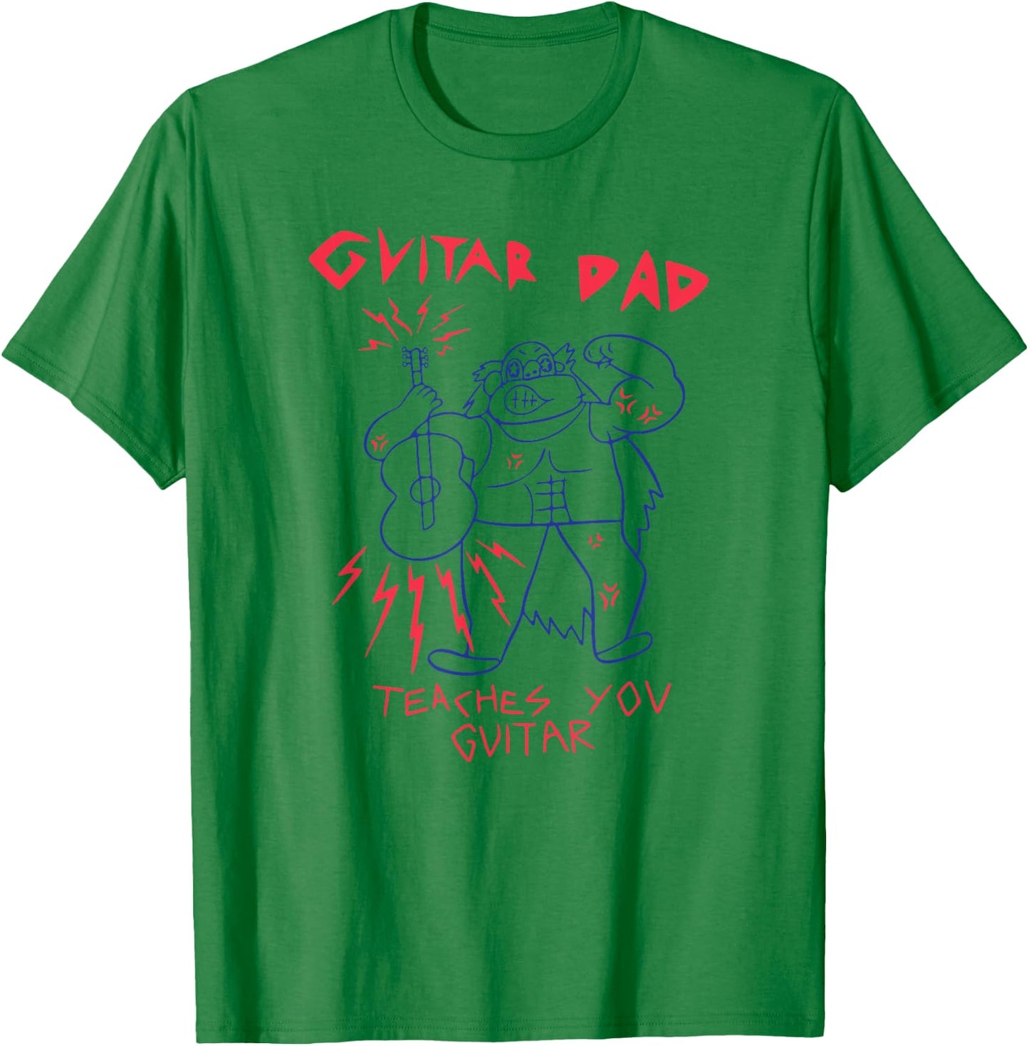 Steven Universe Guitar Dad T-Shirt - T-Shirt | Irish Green