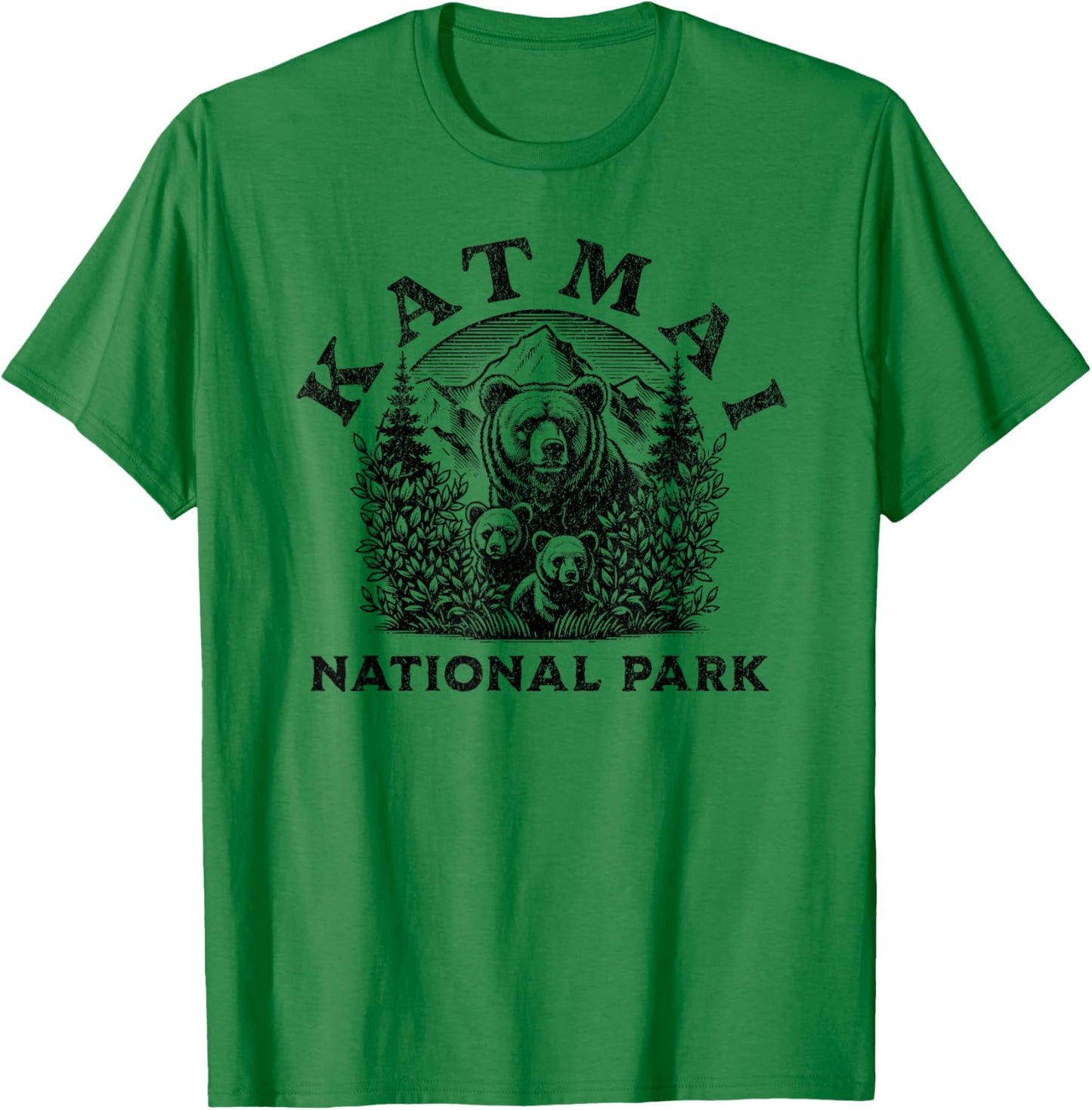Katmai National Park T-Shirt - T-Shirt | Irish Green
