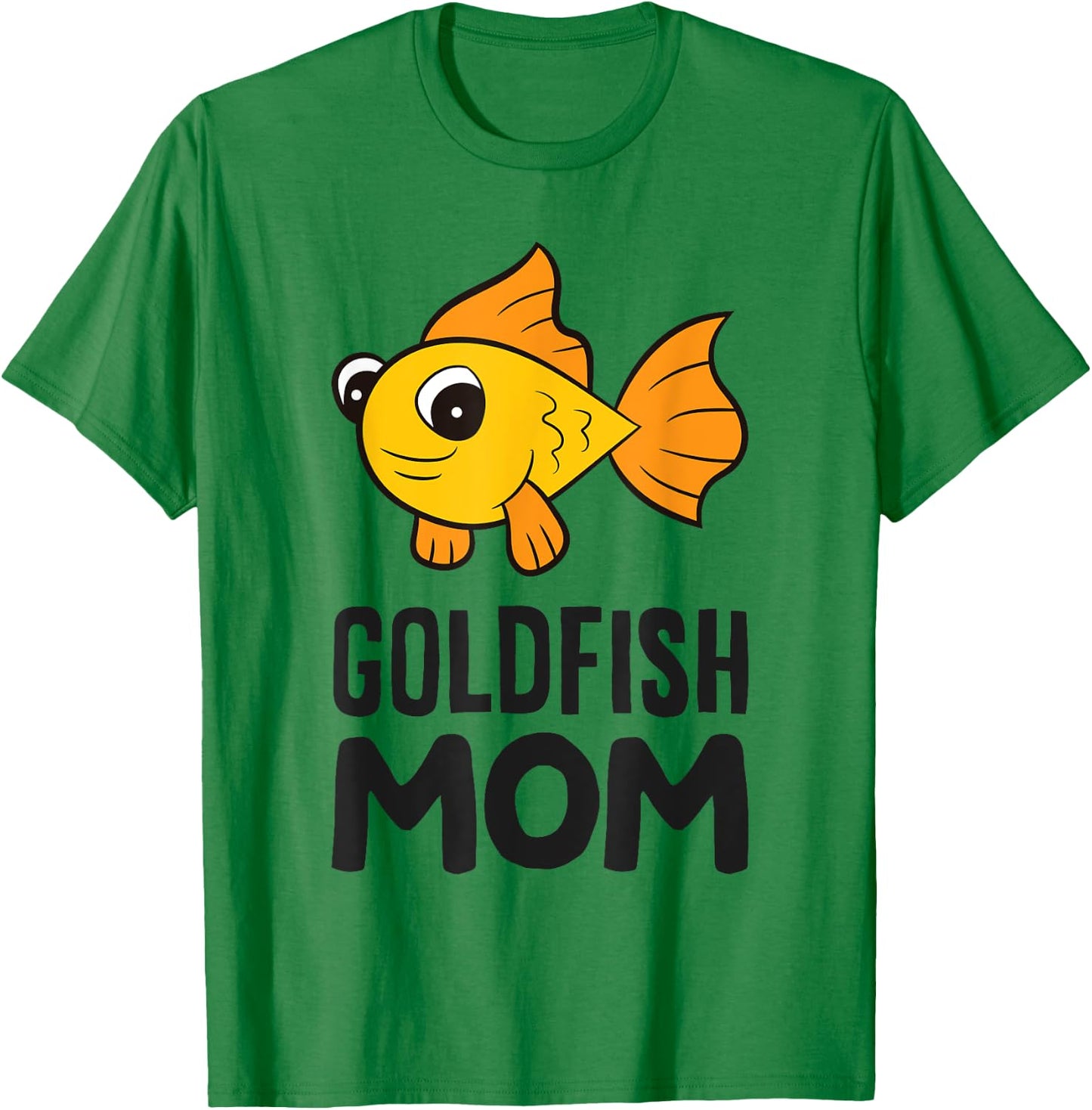 Goldfish Aquarium Funny Goldfish Mom T-Shirt - T-Shirt | Irish Green