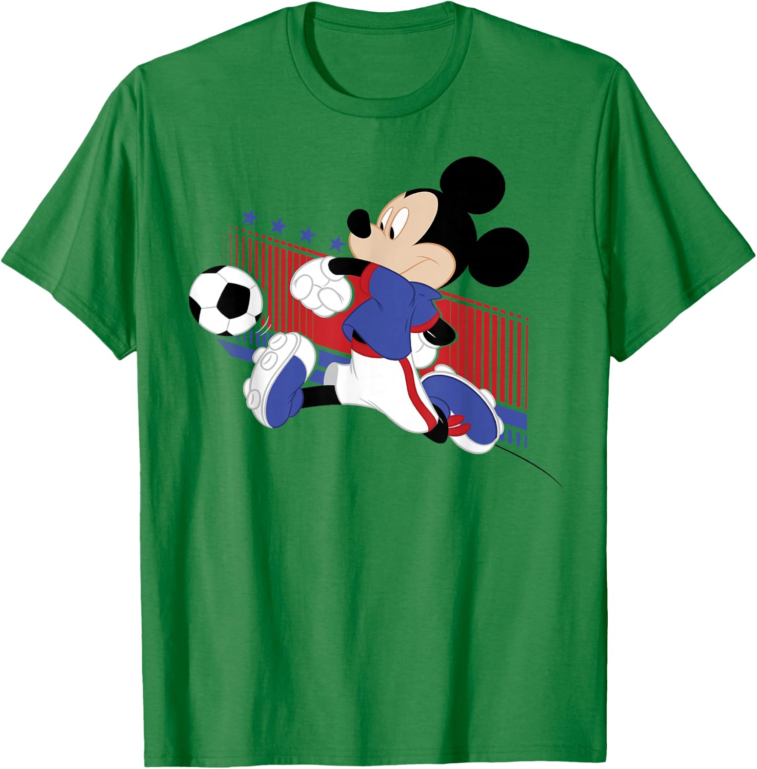 Disney Mickey and Friends USA Soccer Vintage Mickey T-Shirt - T-Shirt | Irish Green