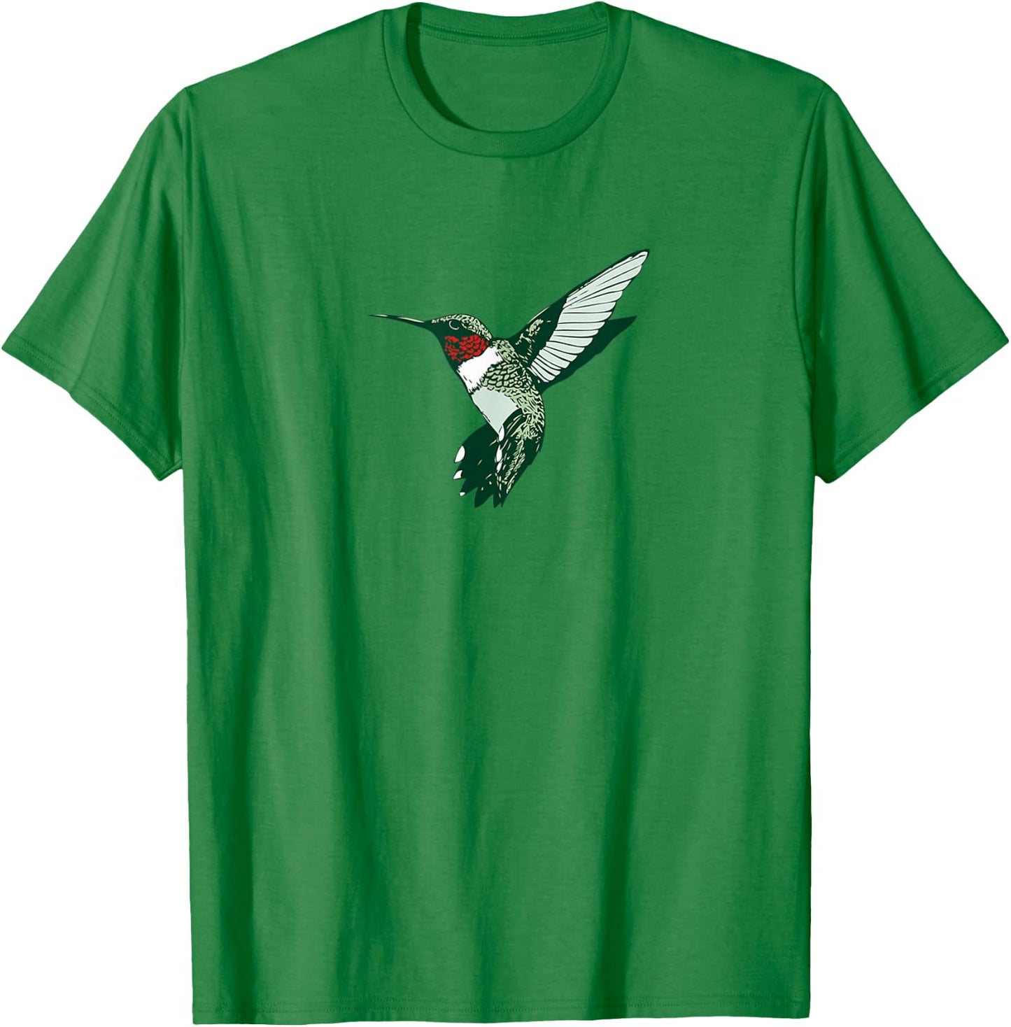 Cool Migrating Birds Ruby-throated Hummingbird T-Shirt - T-Shirt | Irish Green