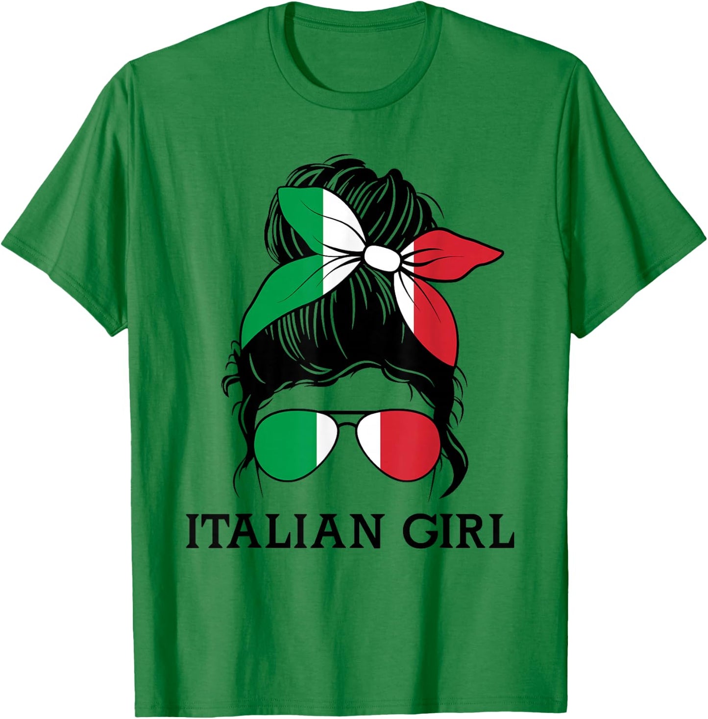 Italia Graphic Design for Girls Kid Italian Toodler T-Shirt - T-Shirt | Irish Green