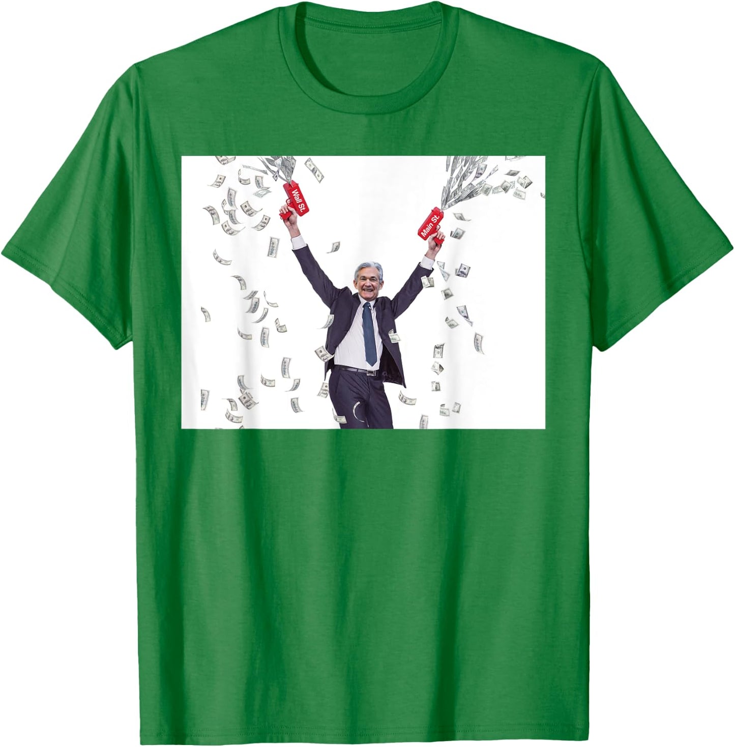 Money Printer Go BRRR by JPow T-Shirt - T-Shirt | Irish Green
