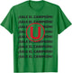 Club Universitario de Deportes Peru Men Monumental Lima La U T-Shirt - T-Shirt | Irish Green