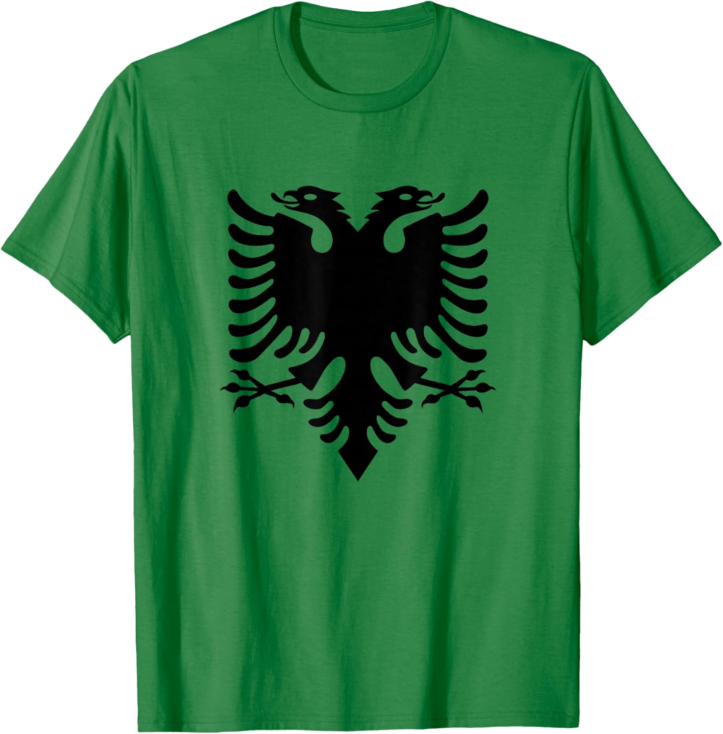 Albania Albanian Eagle Flag T-Shirt - T-Shirt | Irish Green