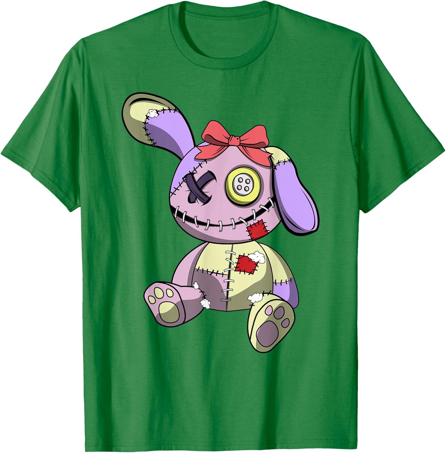Japanese Kawaii Pastel Goth Cute Creepy Teddy Bear - Creepy T-Shirt - T-Shirt | Irish Green