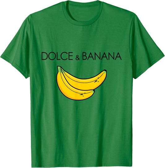 Dolce and Banana Funny Banana Funny Fruit Fruit Design T-Shirt - T-Shirt | Irish Green