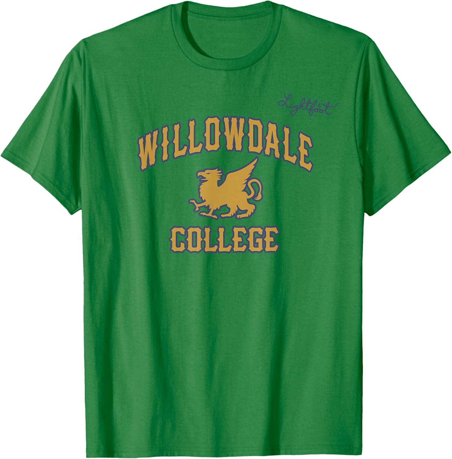 Disney Pixar Onward Willowdale College Lightfoot T-Shirt - T-Shirt | Irish Green