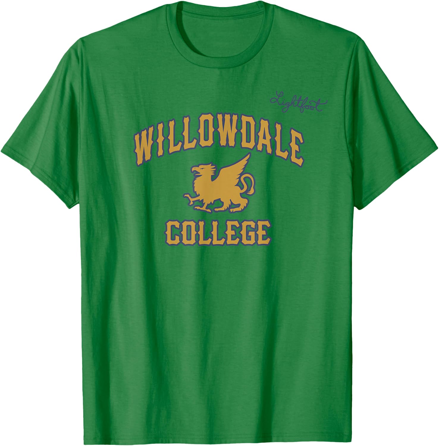 Disney Pixar Onward Willowdale College Lightfoot T-Shirt - T-Shirt | Irish Green
