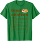 Food Nutrition Facts Shirts Co. Fried Chicken Nutrition Facts T-Shirt - T-Shirt | Irish Green