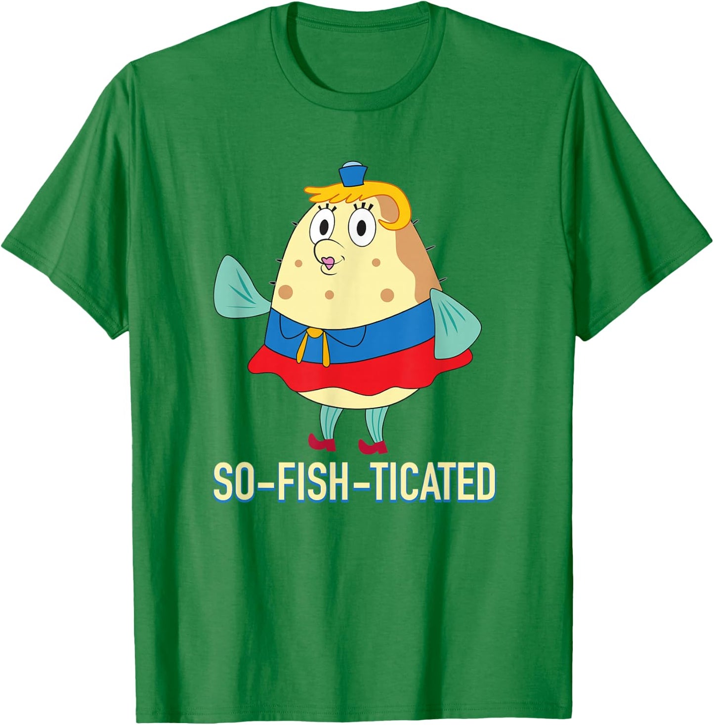 Mrs. Puff is So-Fish-ticated T-Shirt - T-Shirt | Irish Green
