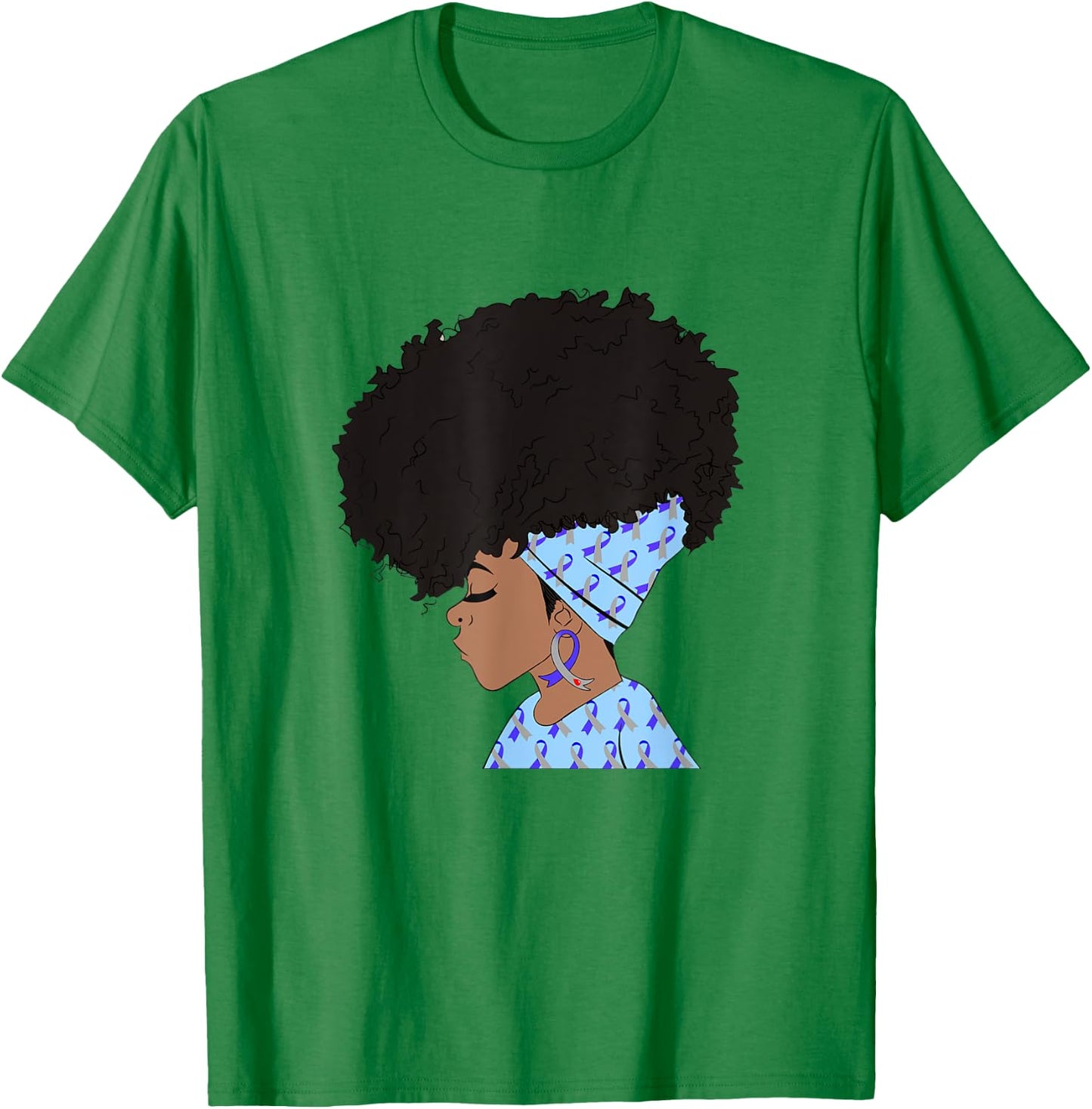 Black Women Diabetes Awareness African American T-Shirt - T-Shirt | Irish Green