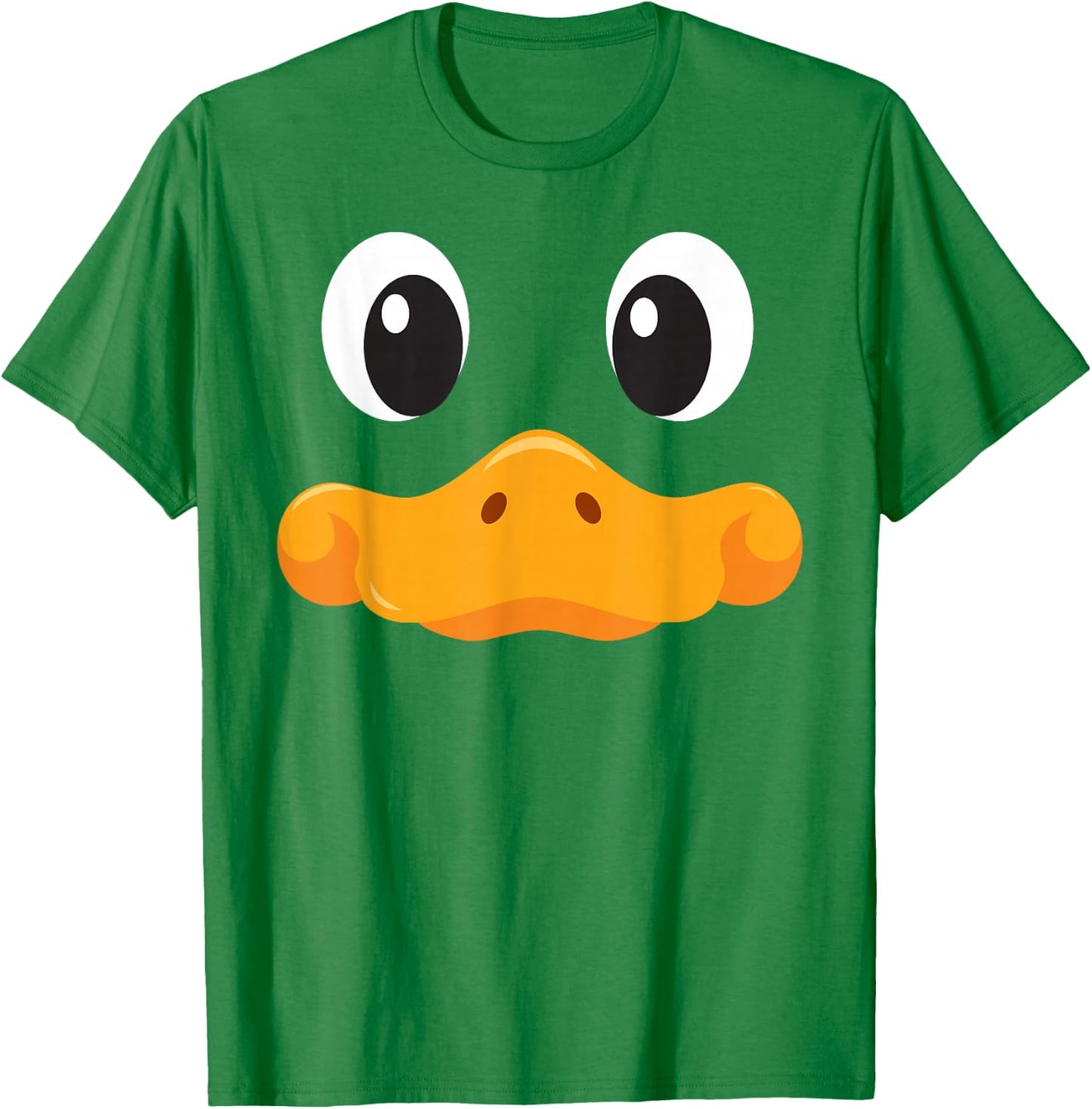 Duck Face T Shirt Halloween Costume Birthday Idea Cute Funny T-Shirt - T-Shirt | Irish Green
