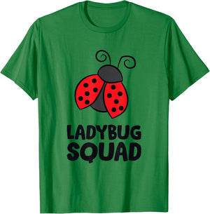 Ladybird Squad Love Ladybird Team Ladybird T-Shirt - T-Shirt | Irish Green