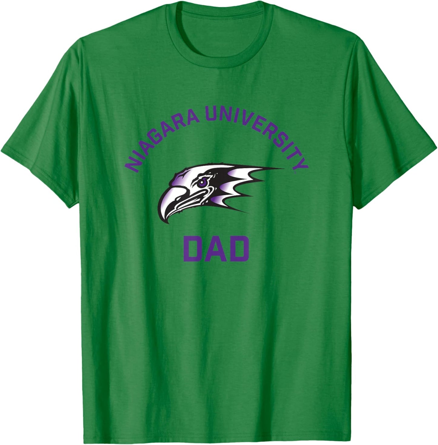 Niagara University Purple Eagles Arched Dad T-Shirt - T-Shirt | Irish Green