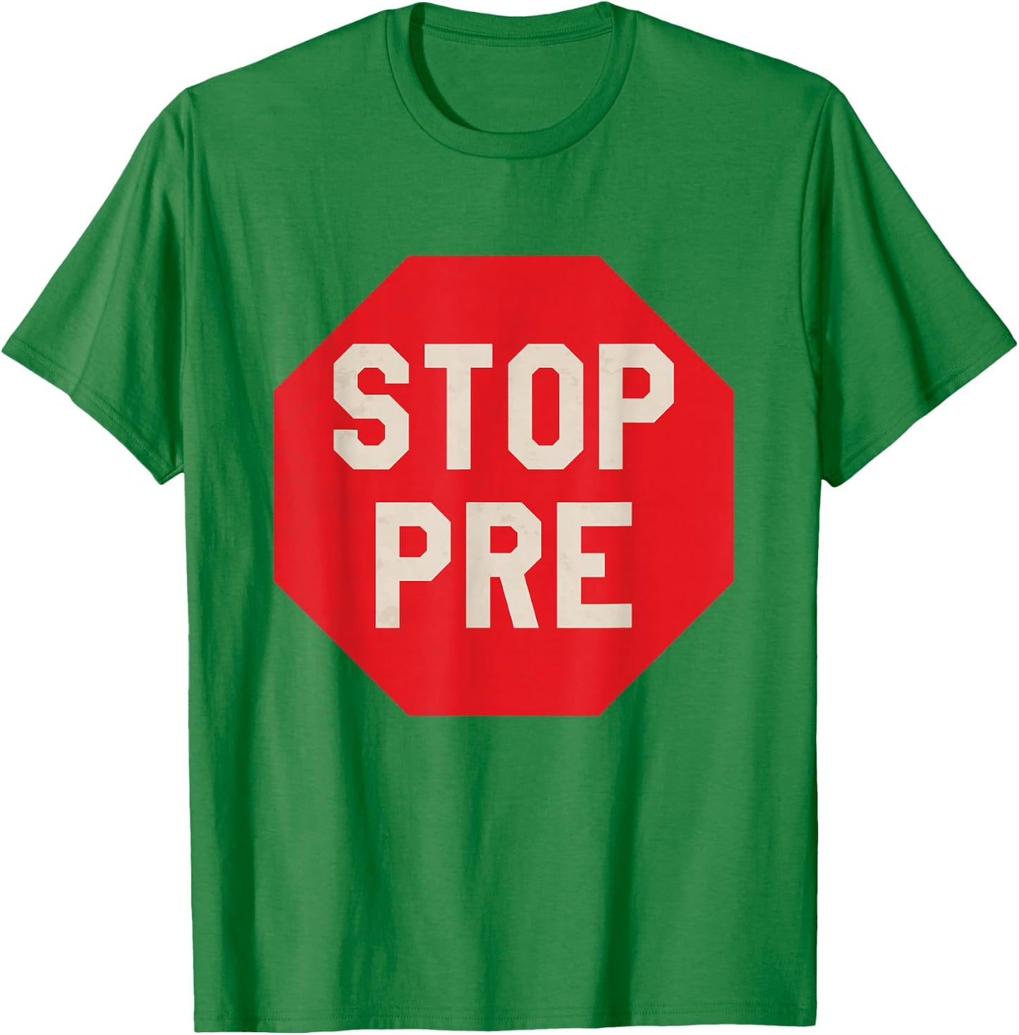 Vintage Stop Pre - Marathon Running Legend Runner T-Shirt - T-Shirt | Irish Green