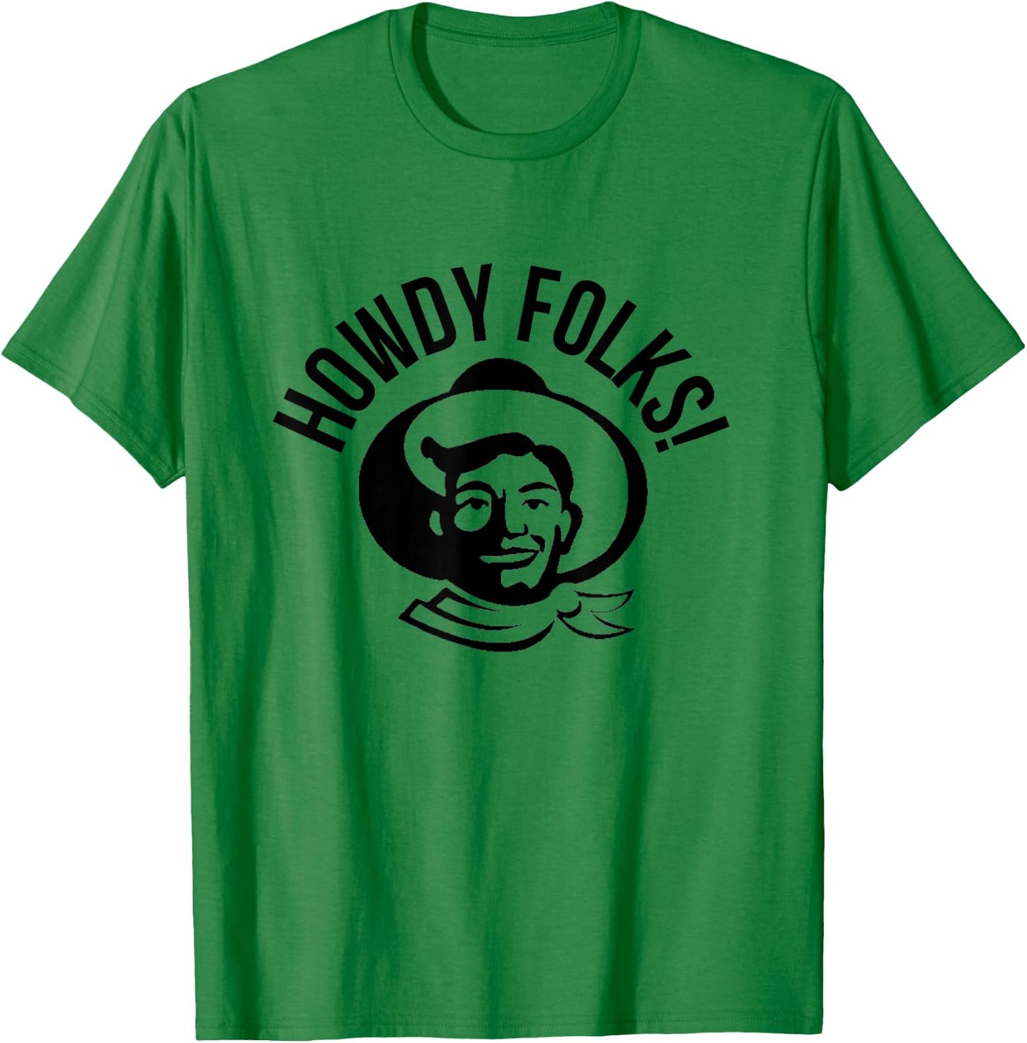 Howdy Folks State Fair Texas Cowboy T-Shirt - T-Shirt | Irish Green