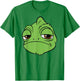 Disney Tangled Pascal Classic Big Face Big Chest Portrait T-Shirt - T-Shirt | Irish Green