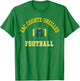 Lac Courte Oreilles Ojibwe School Migiziwag Football T-Shirt - T-Shirt | Irish Green