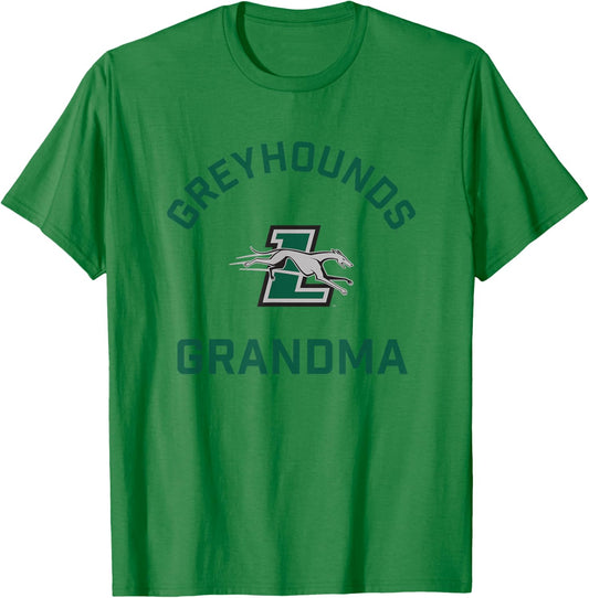 Loyola University Maryland Greyhounds Arched Grandma T-Shirt - T-Shirt | Irish Green