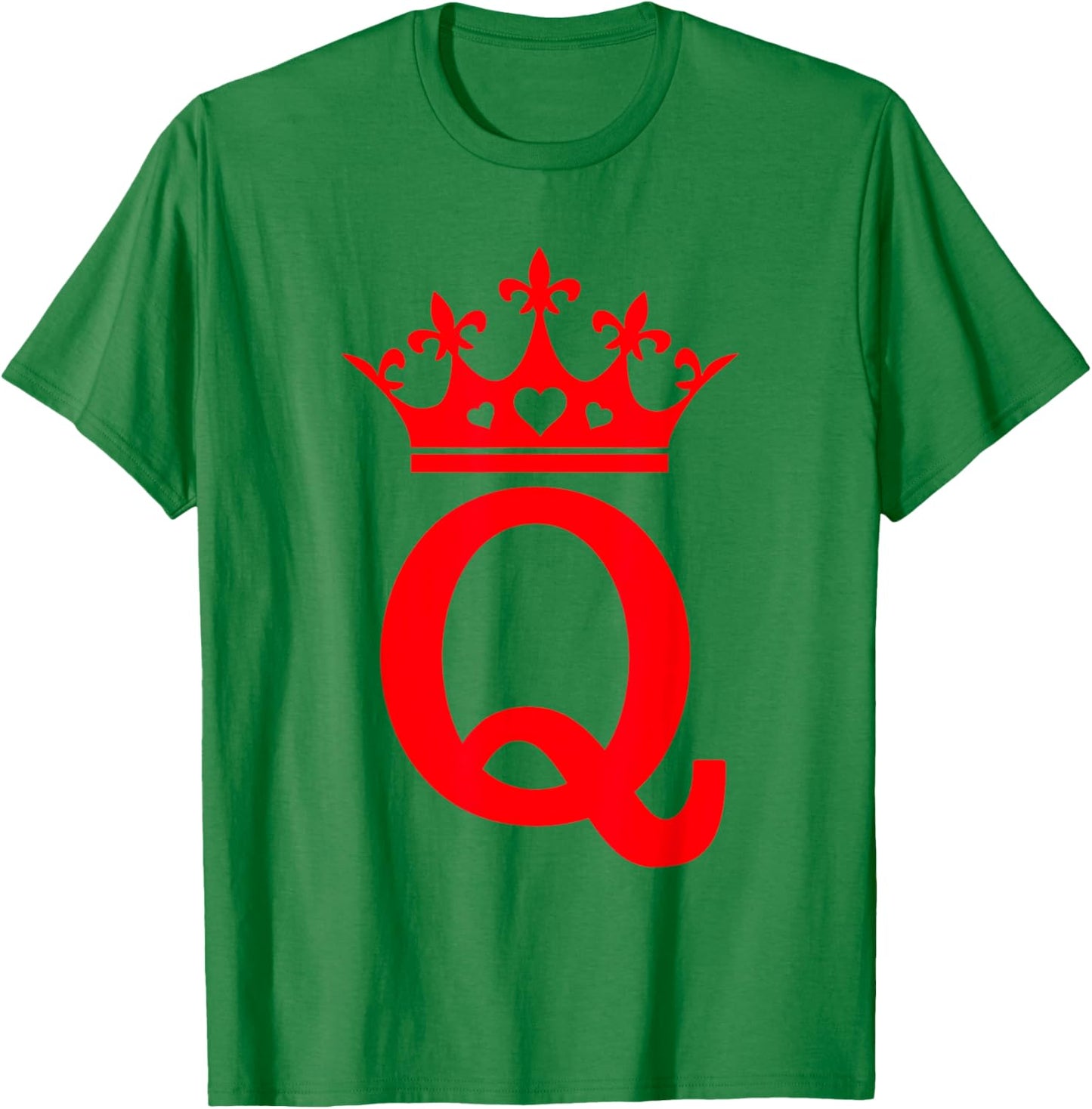Queen Hearts Valentines - Halloween Queen of Hearts Costume T-Shirt - T-Shirt | Irish Green