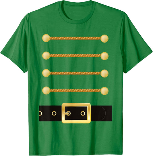 Nutcracker Character Soldier Costume Uniform Funny Christmas T-Shirt - T-Shirt | Irish Green