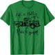 Life is better on a backroad country southern woman Vintage T-Shirt - T-Shirt | Irish Green
