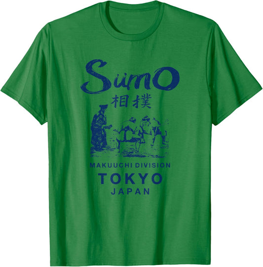 Sumo Wrestling Japan Tokyo Japanese Vintage Small T-Shirt - T-Shirt | Irish Green