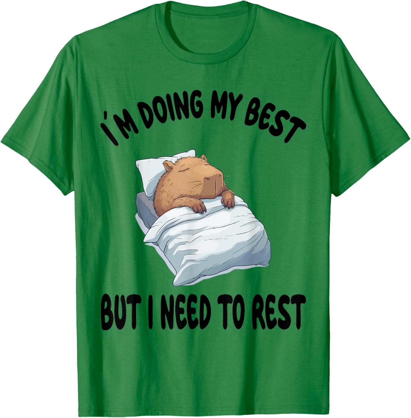 Capybara Official Sleepshirt Pajamas Nightgown T-Shirt - T-Shirt | Irish Green