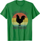 Cluck Around and Find Out Chicken Vintage T-Shirt - T-Shirt | Irish Green