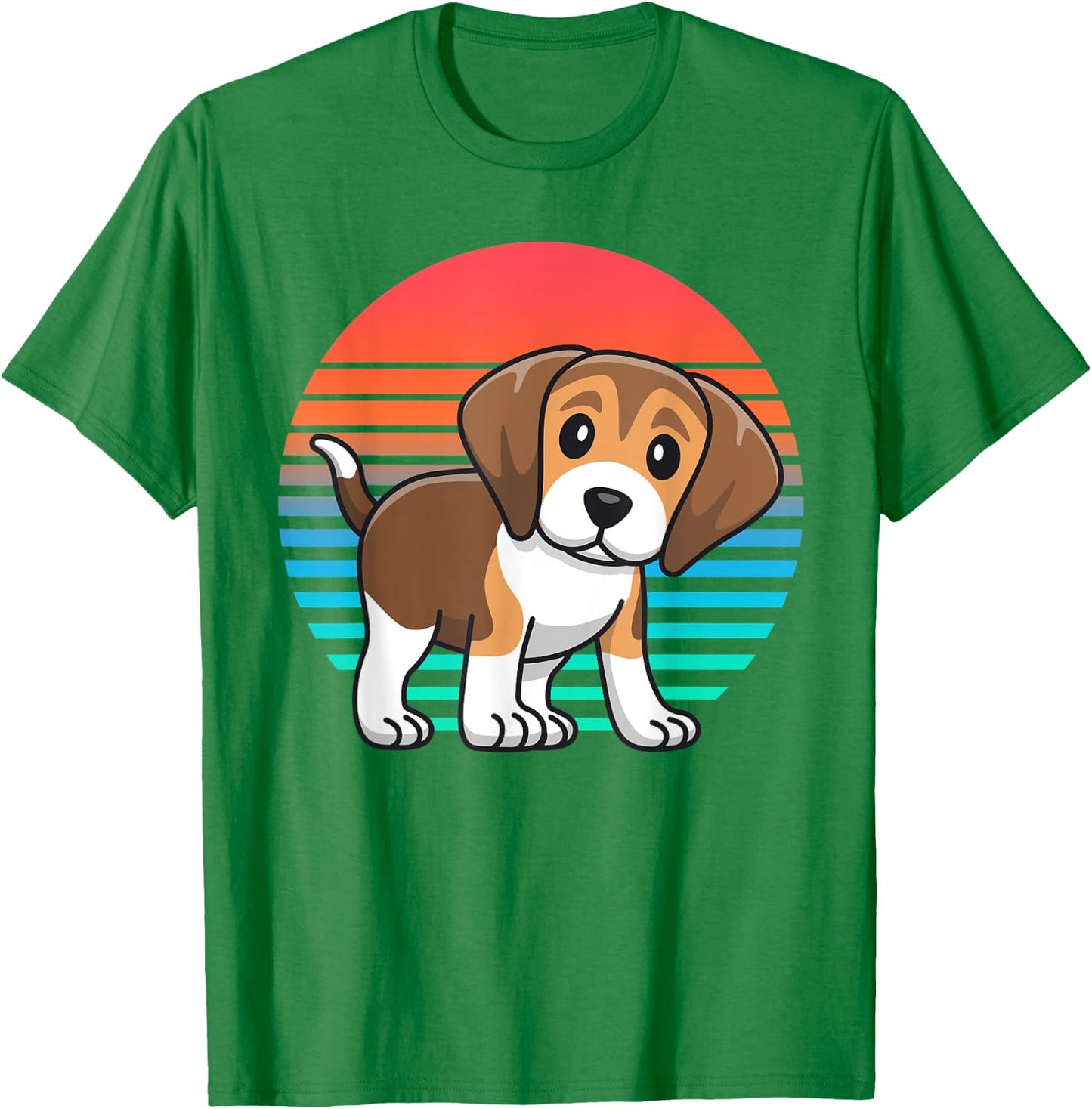 Retro Beagle Shirts Men Gift Beagle Lover T-Shirt - T-Shirt | Irish Green