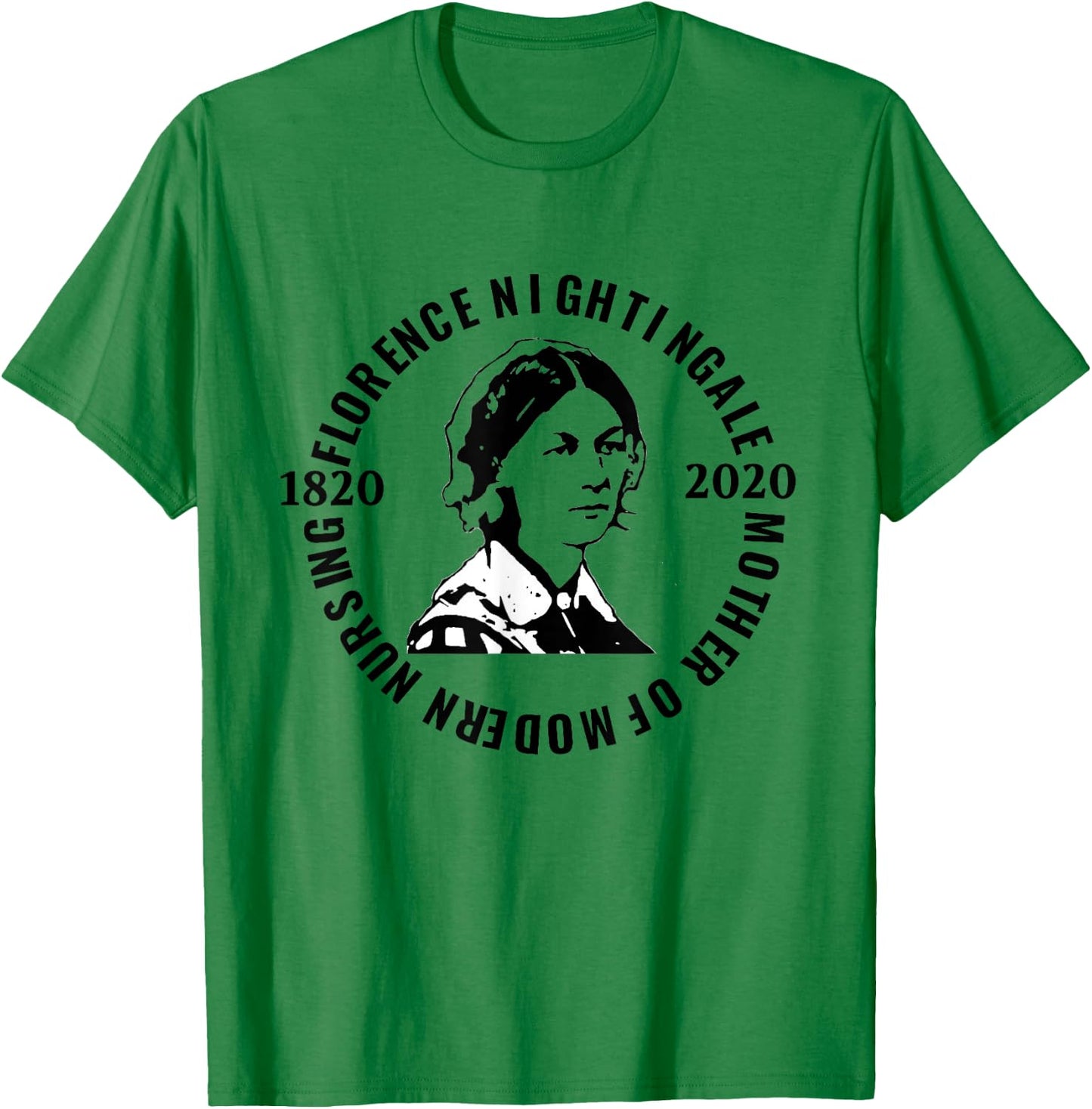 200th Anniversary of Florence Nightingale T-Shirt - T-Shirt | Irish Green