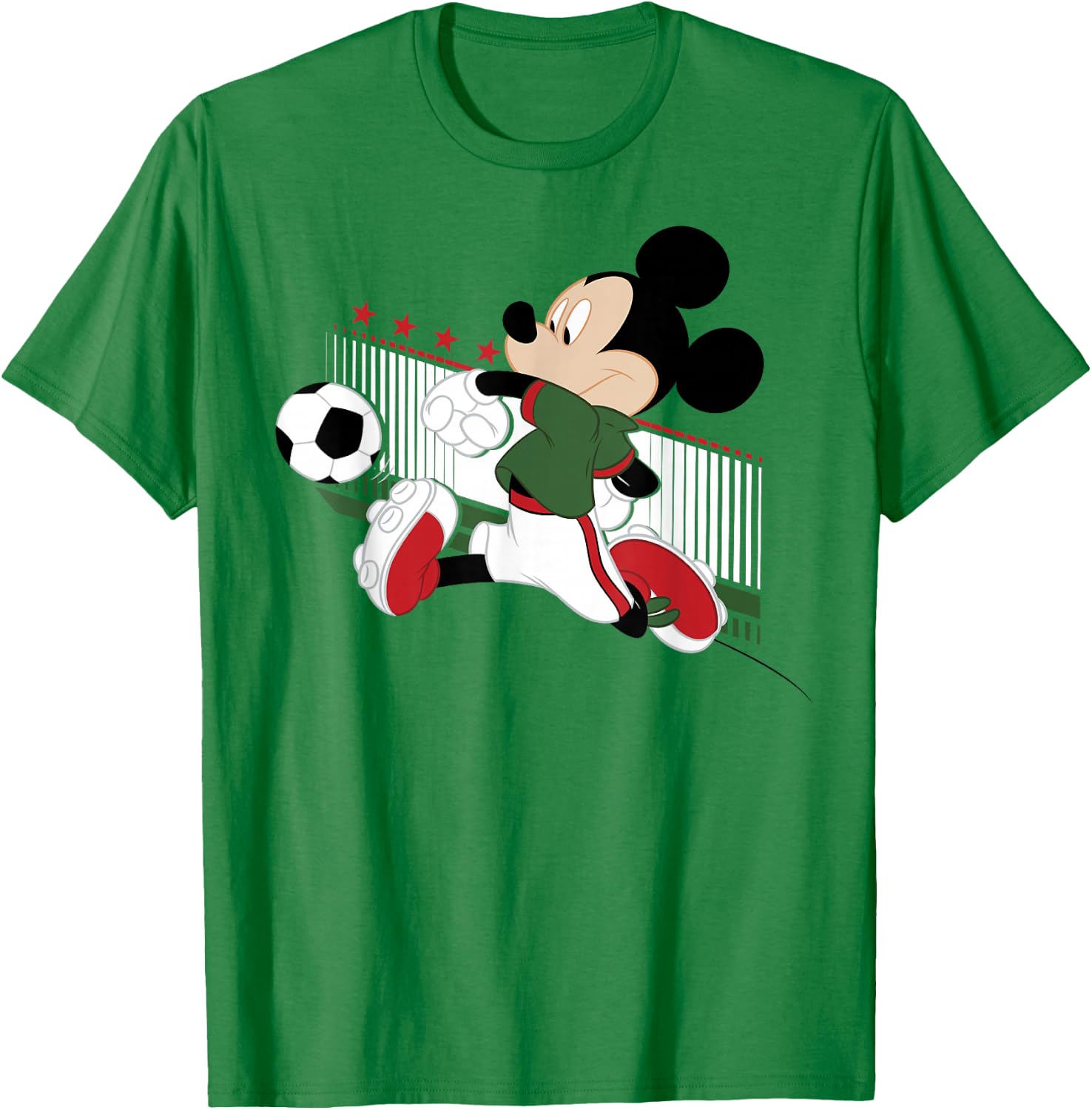 Disney Mickey & Friends Mexico Soccer T-Shirt - T-Shirt | Irish Green