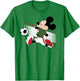 Disney Mickey & Friends Mexico Soccer T-Shirt - T-Shirt | Irish Green