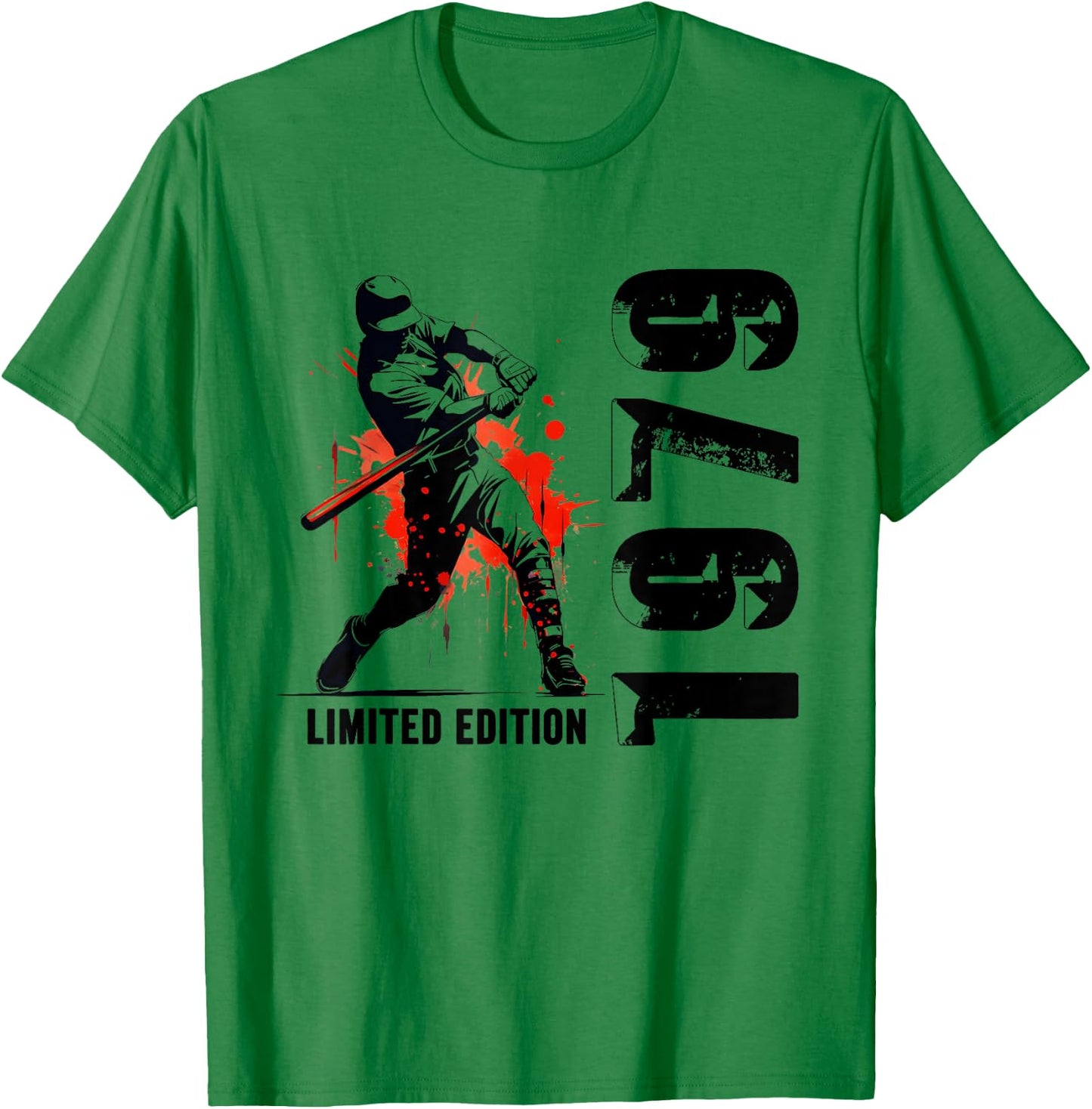 45th Birthday Baseball Limited Edition 1979 45 Years Old T-Shirt - T-Shirt | Irish Green