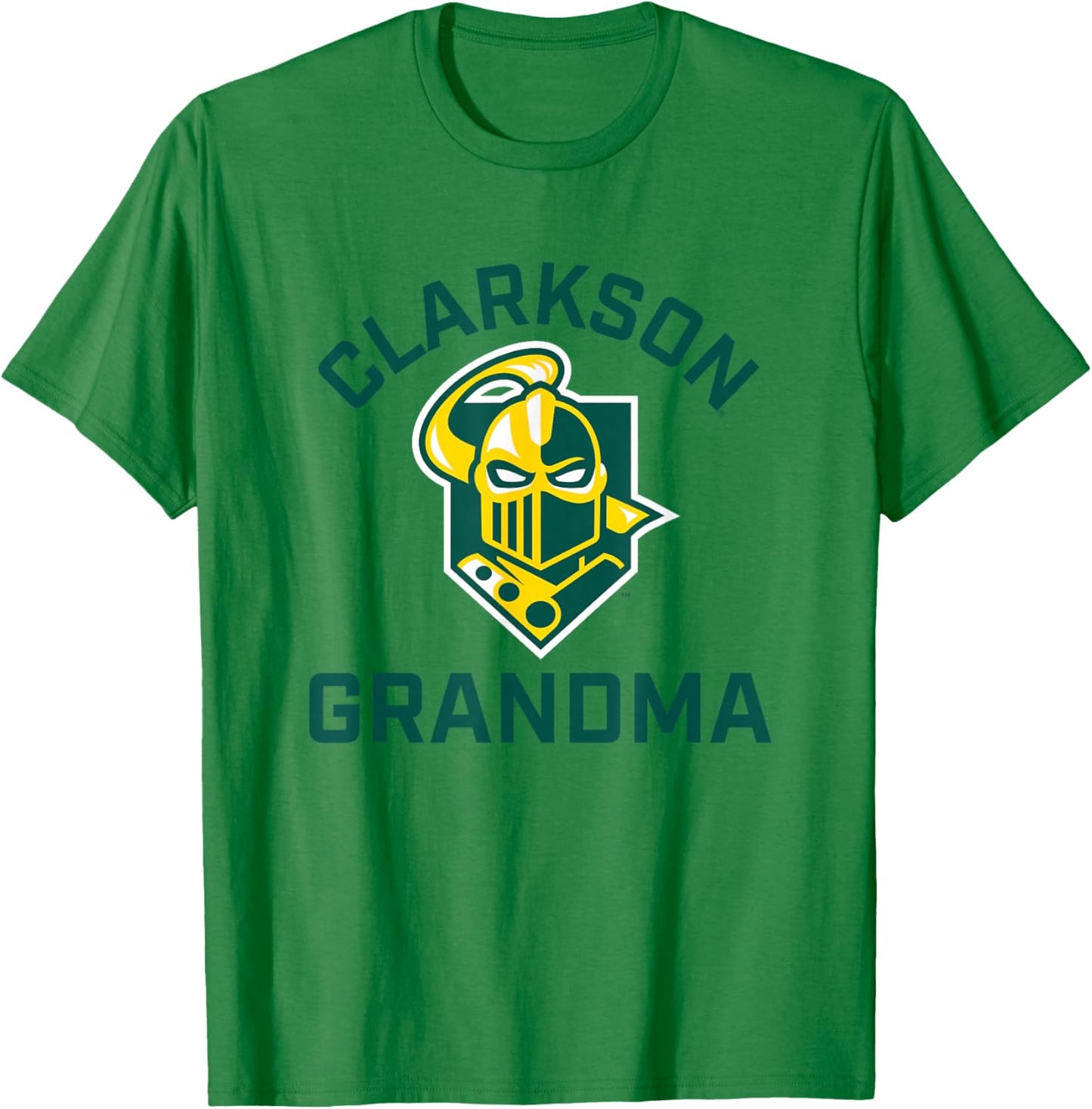 Clarkson University Golden Knights Arched Grandma T-Shirt - T-Shirt | Irish Green