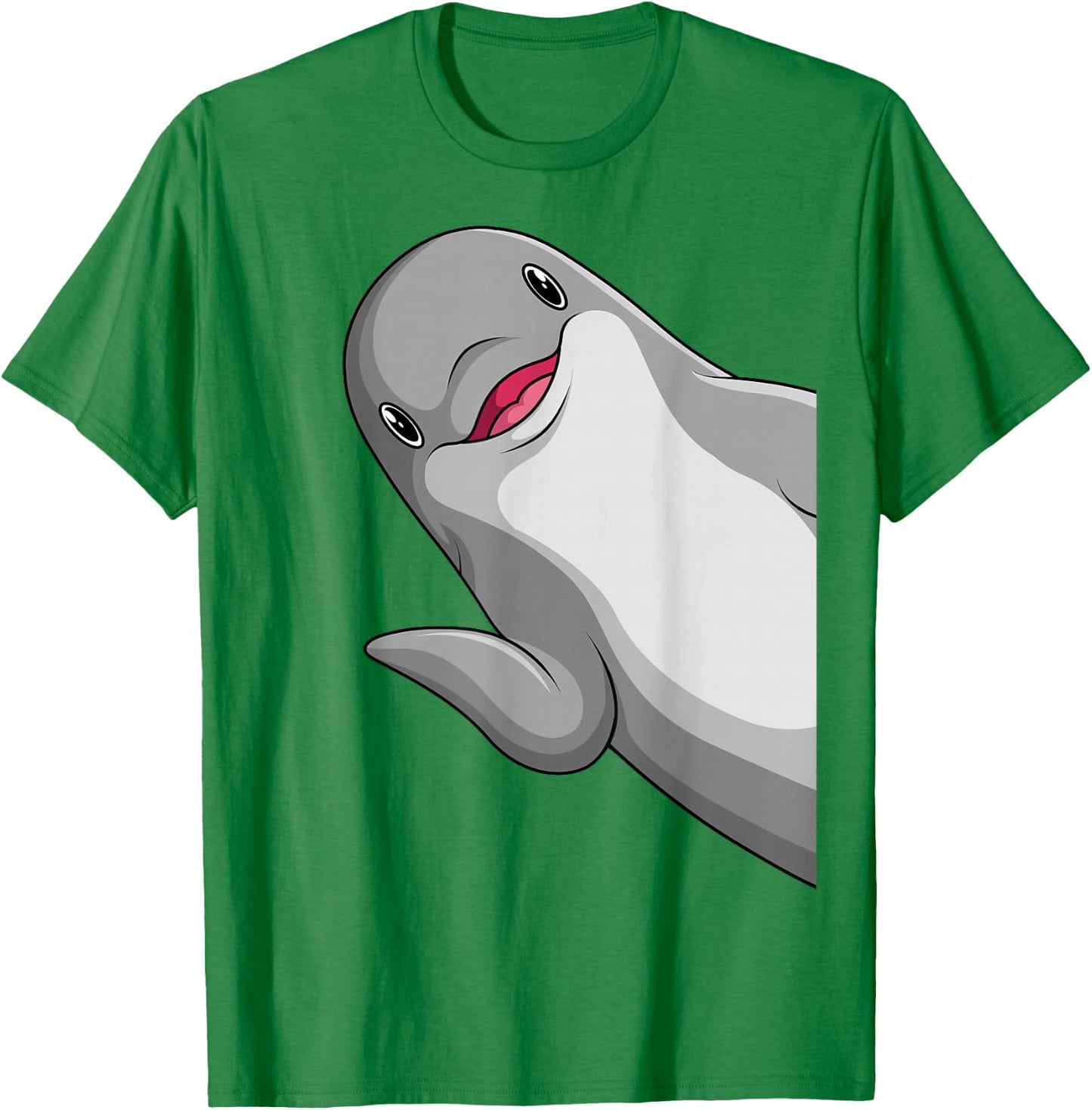 Dolphin Kids Girls Boys Women T-Shirt - T-Shirt | Irish Green