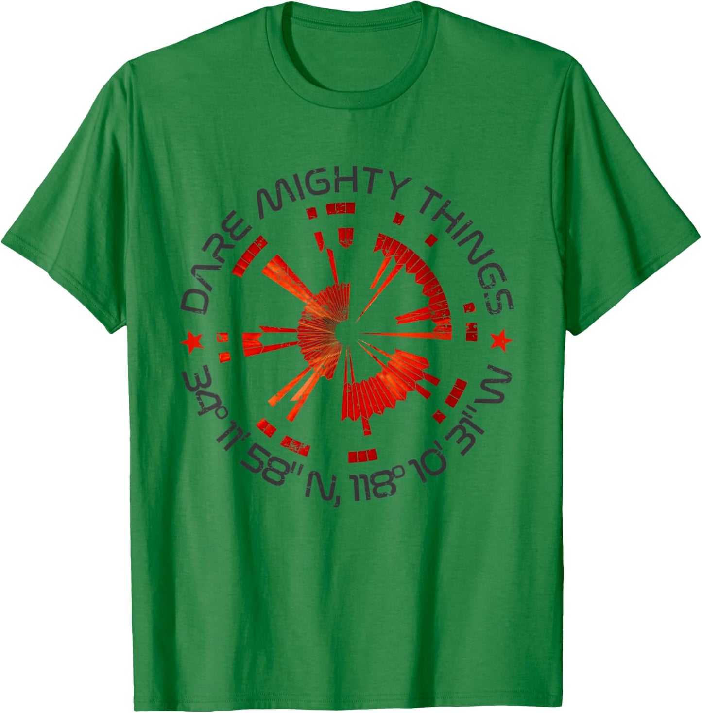Dare Mighty Things Mars Rover 2020 T-Shirt - T-Shirt | Irish Green