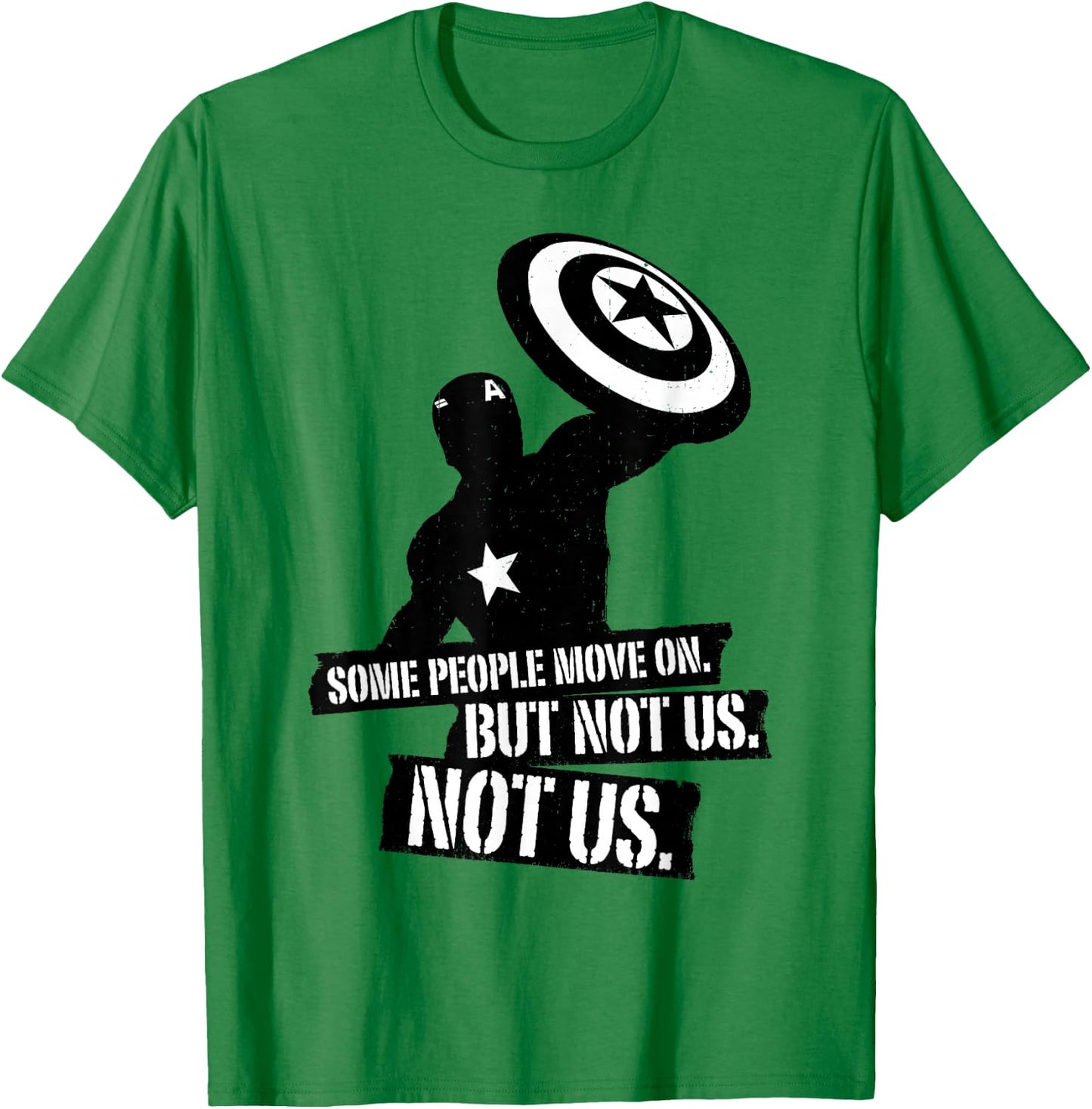 Marvel Avengers: Endgame Captain America Not Us T-Shirt - T-Shirt | Irish Green