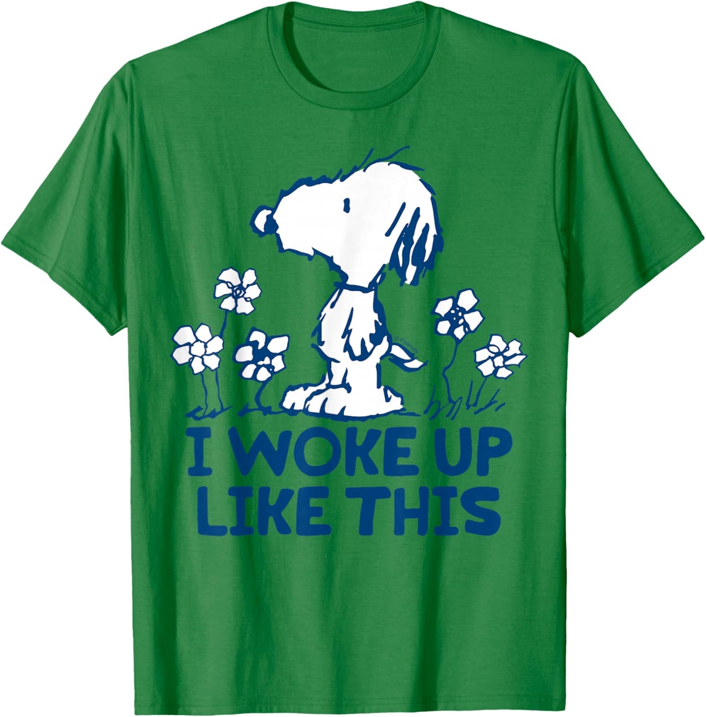 Peanuts - Andy I Woke Up Like This Snoopy's Sibling T-Shirt - T-Shirt | Irish Green