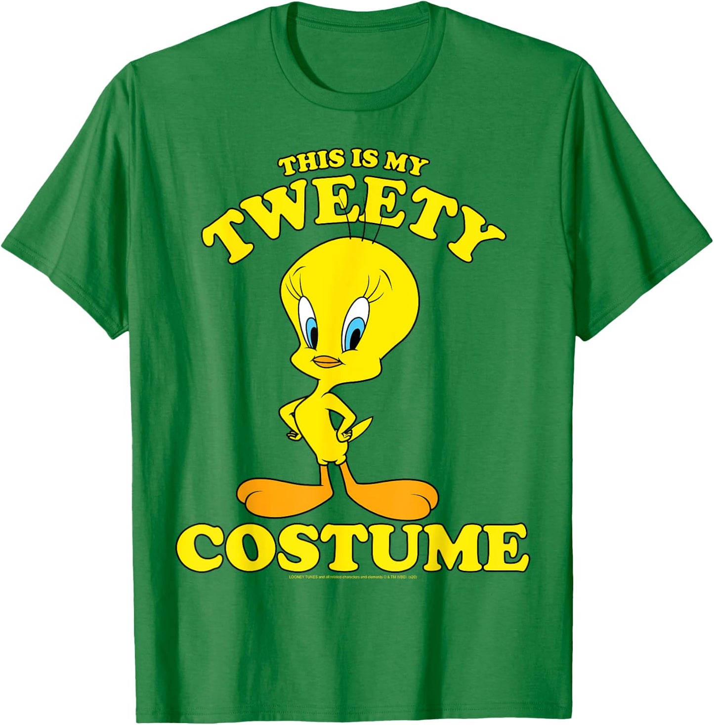Looney Tunes Halloween Tweety Costume T-Shirt - T-Shirt | Irish Green
