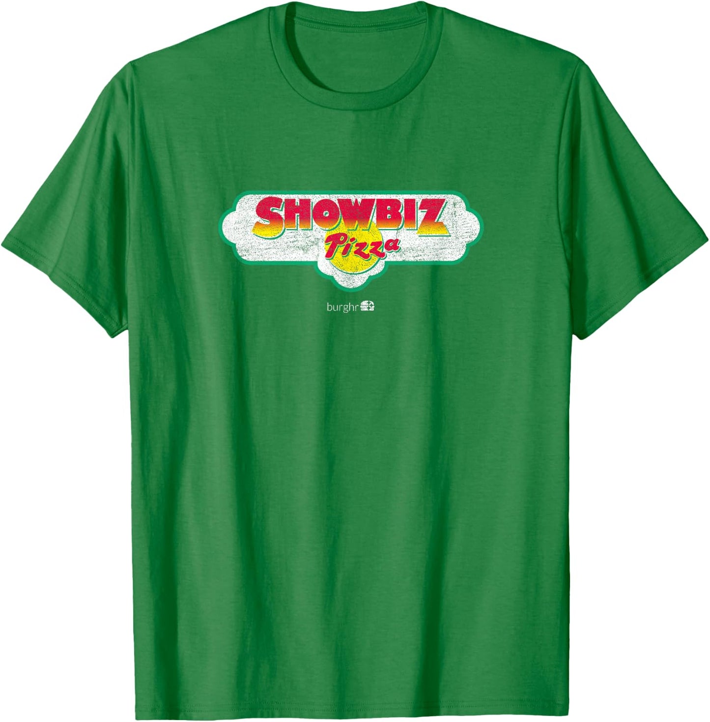 Showbiz Pizza Place | 1989 T-Shirt - T-Shirt | Irish Green