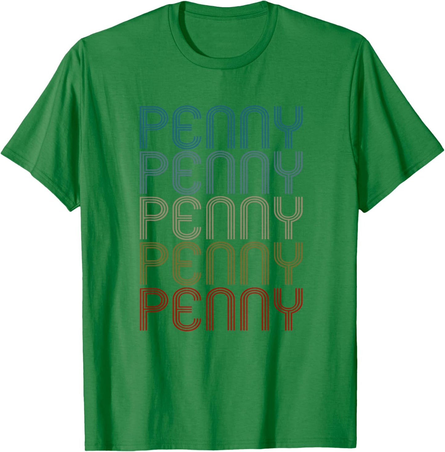 Penny First Name Vintage Retro T-Shirt - T-Shirt | Irish Green