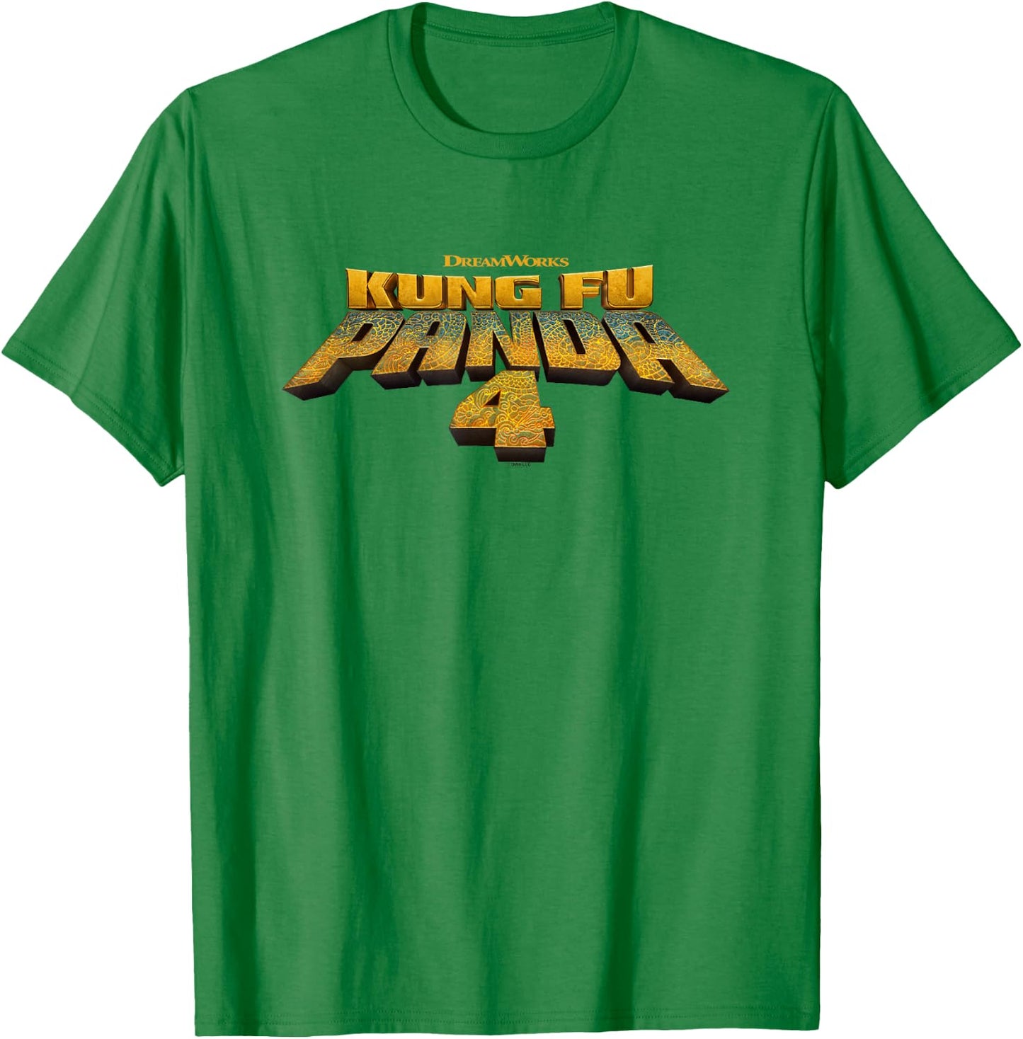 Kung Fu Panda 4 Official Movie Logo T-Shirt - T-Shirt | Irish Green