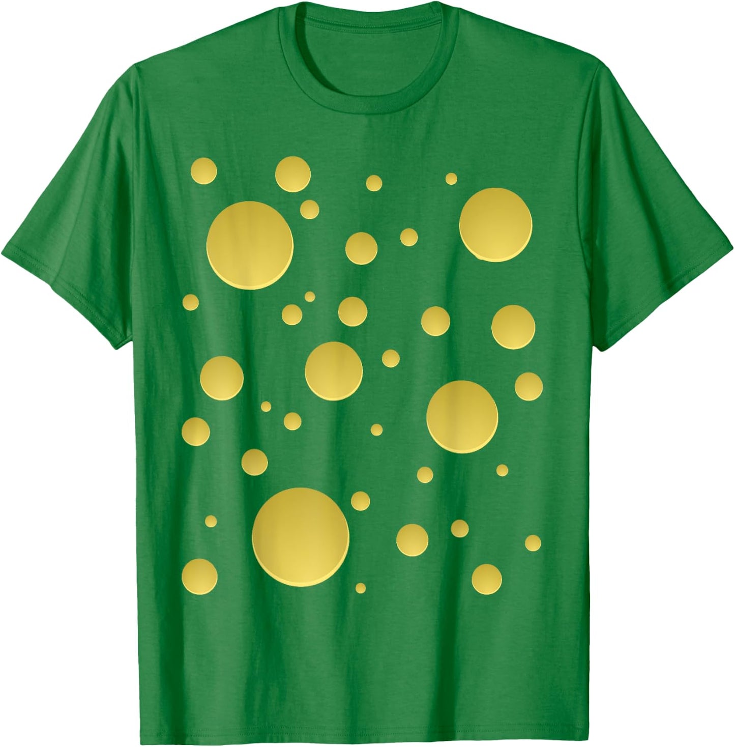 Cheese Costume Halloween Yellow Cheese Costume T-Shirt - T-Shirt | Irish Green