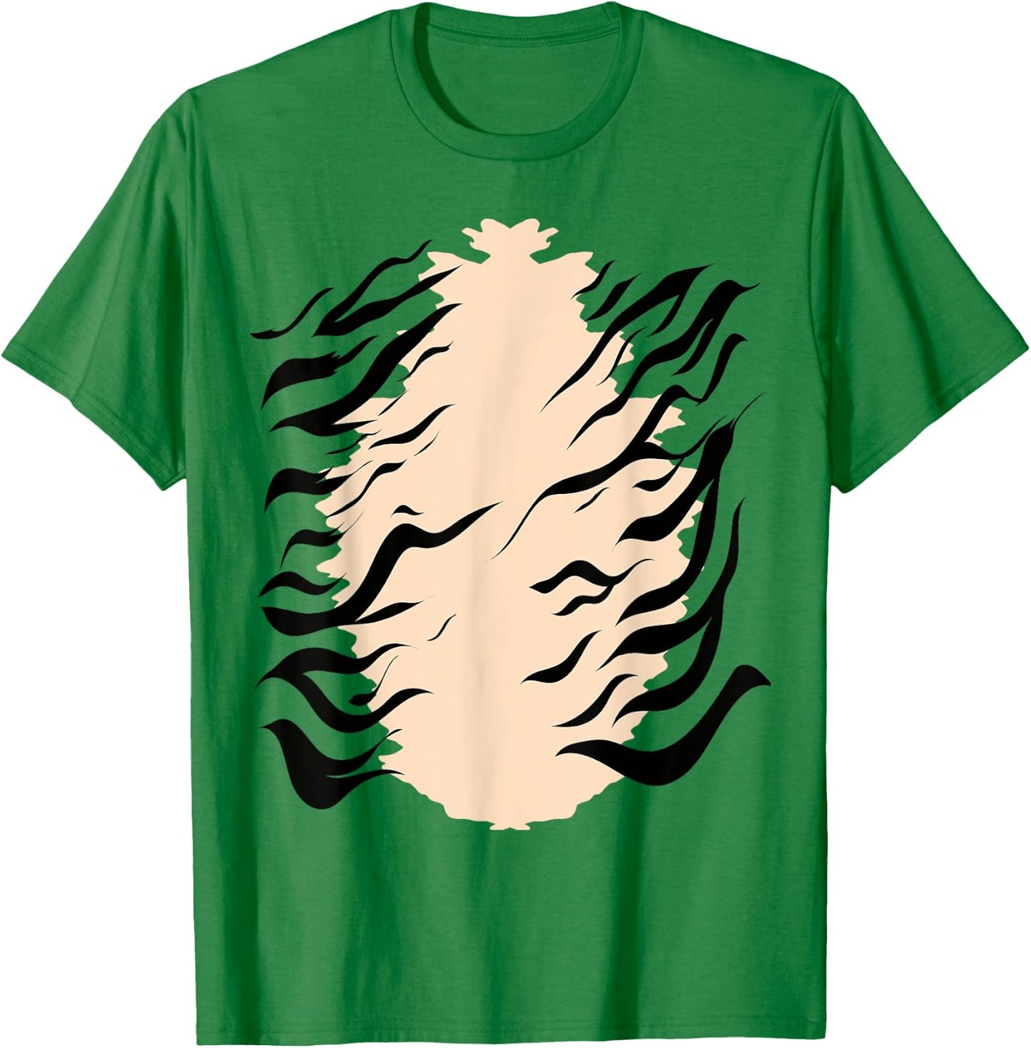 Orange Tiger Stripped Shirt Halloween Costume T-Shirt - T-Shirt | Irish Green