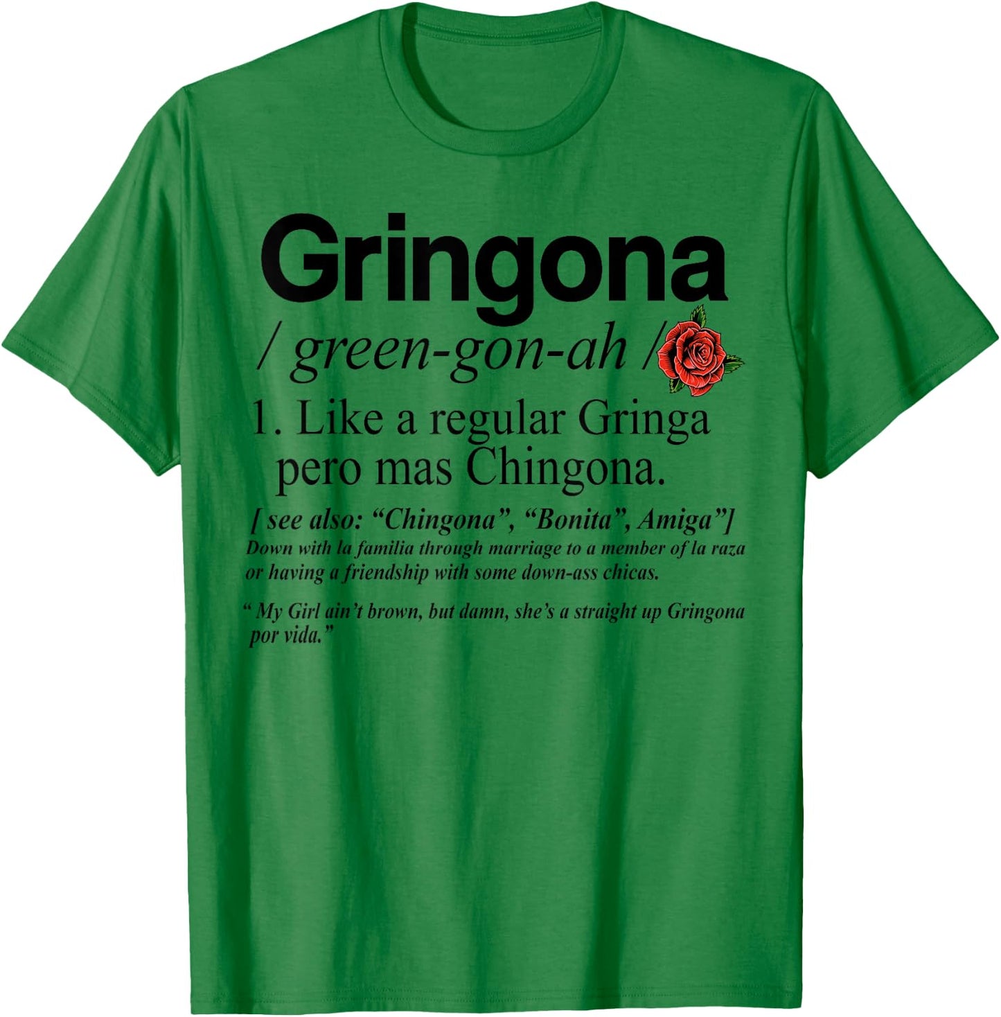 Gringona Definiton T-Shirt - T-Shirt | Irish Green