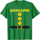Grandma Dwarf Halloween Family Group Color Matching Costume T-Shirt - T-Shirt | Irish Green