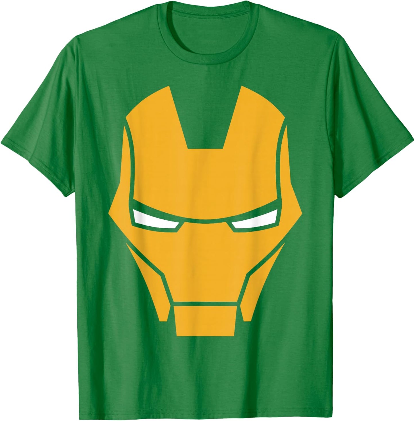 Marvel Avengers Iron Man Big Face T-Shirt - T-Shirt | Irish Green